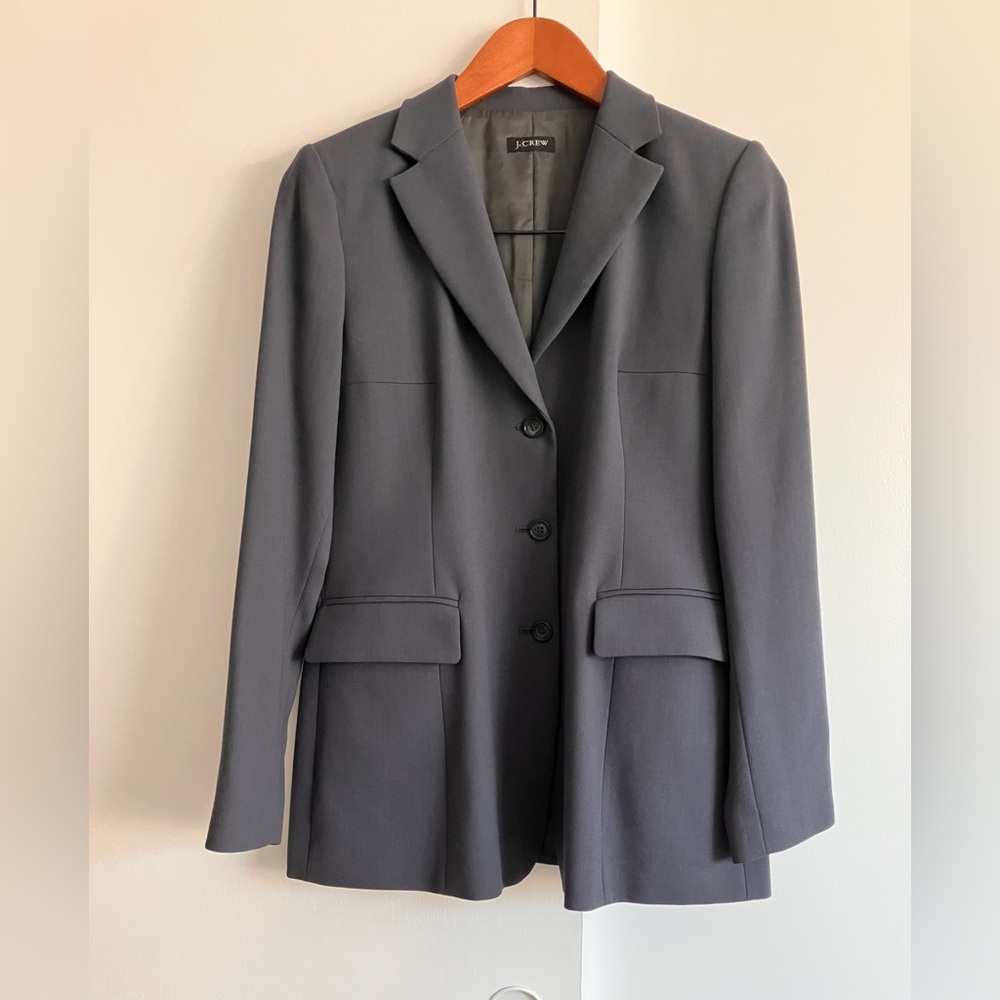 J. Crew Women's Wool Crepe Blazer